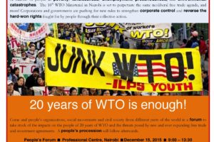 People’s Forum: 20 Years of WTO is Enough!